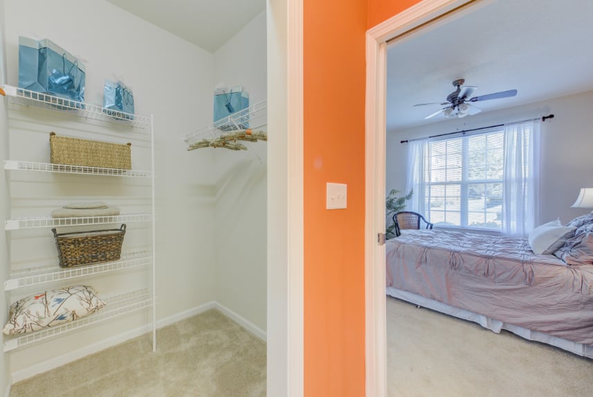 Closet in West Lafayette apartments